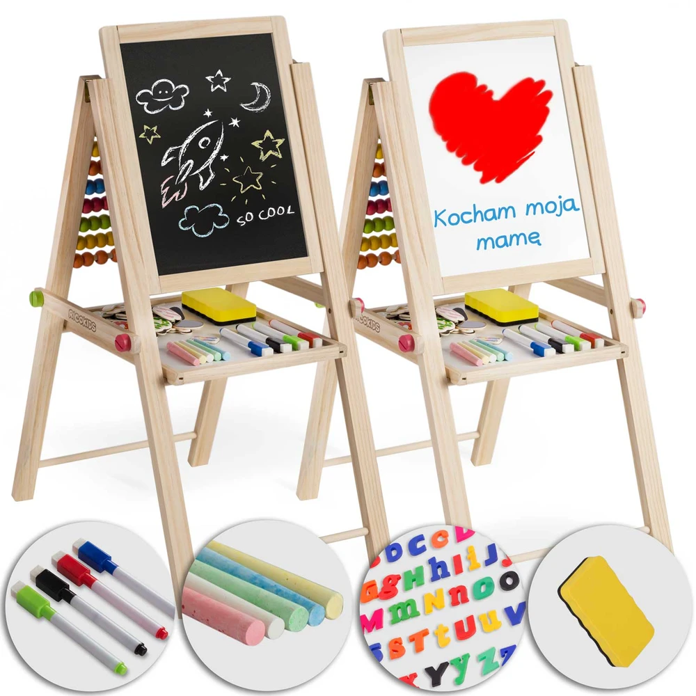 Ricokids sulankstoma magnetinė kreidinė lenta