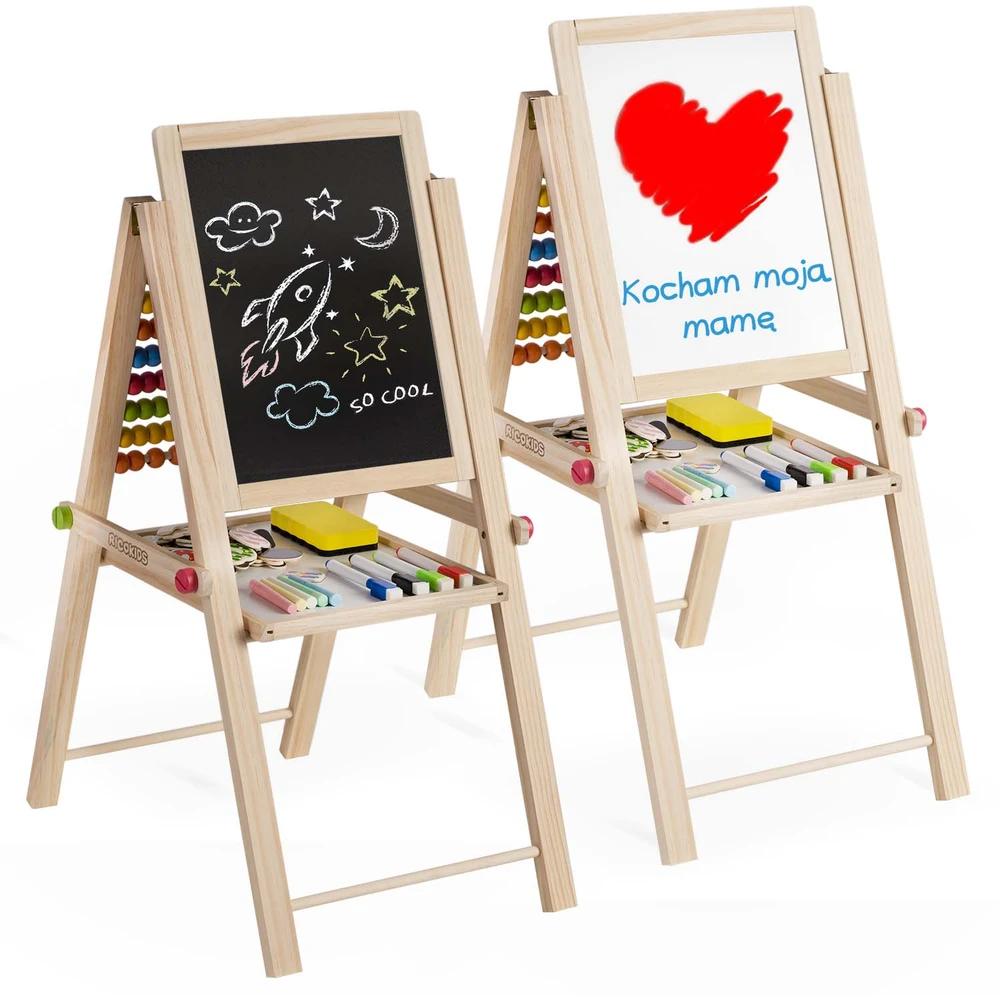 Ricokids sulankstoma magnetinė kreidinė lenta
