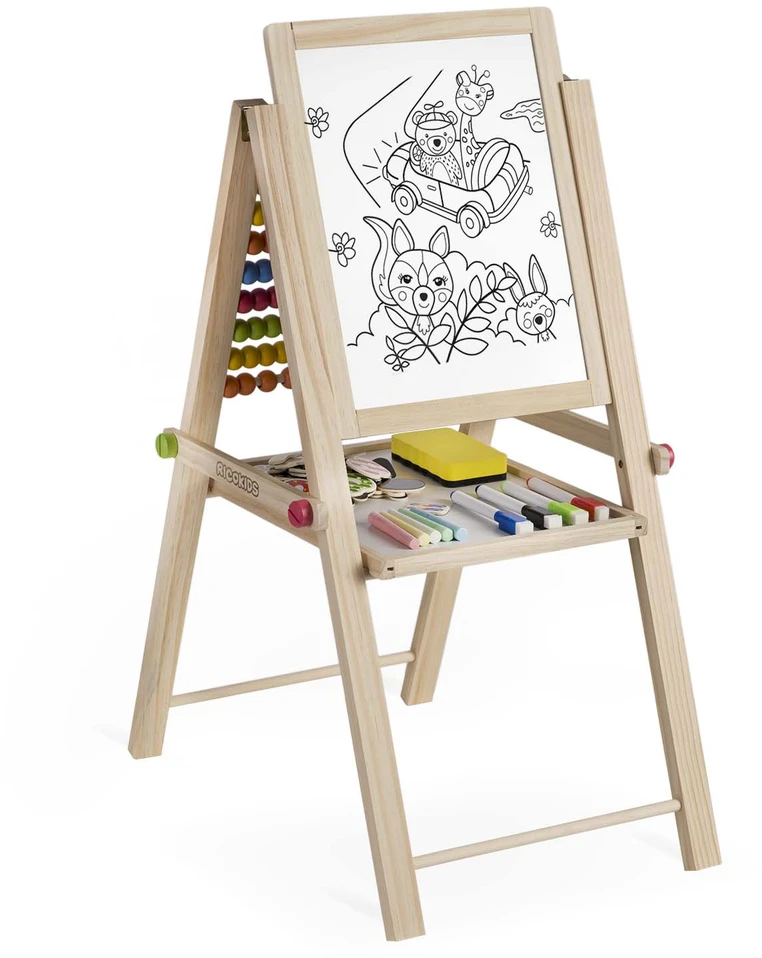 Ricokids sulankstoma magnetinė kreidinė lenta