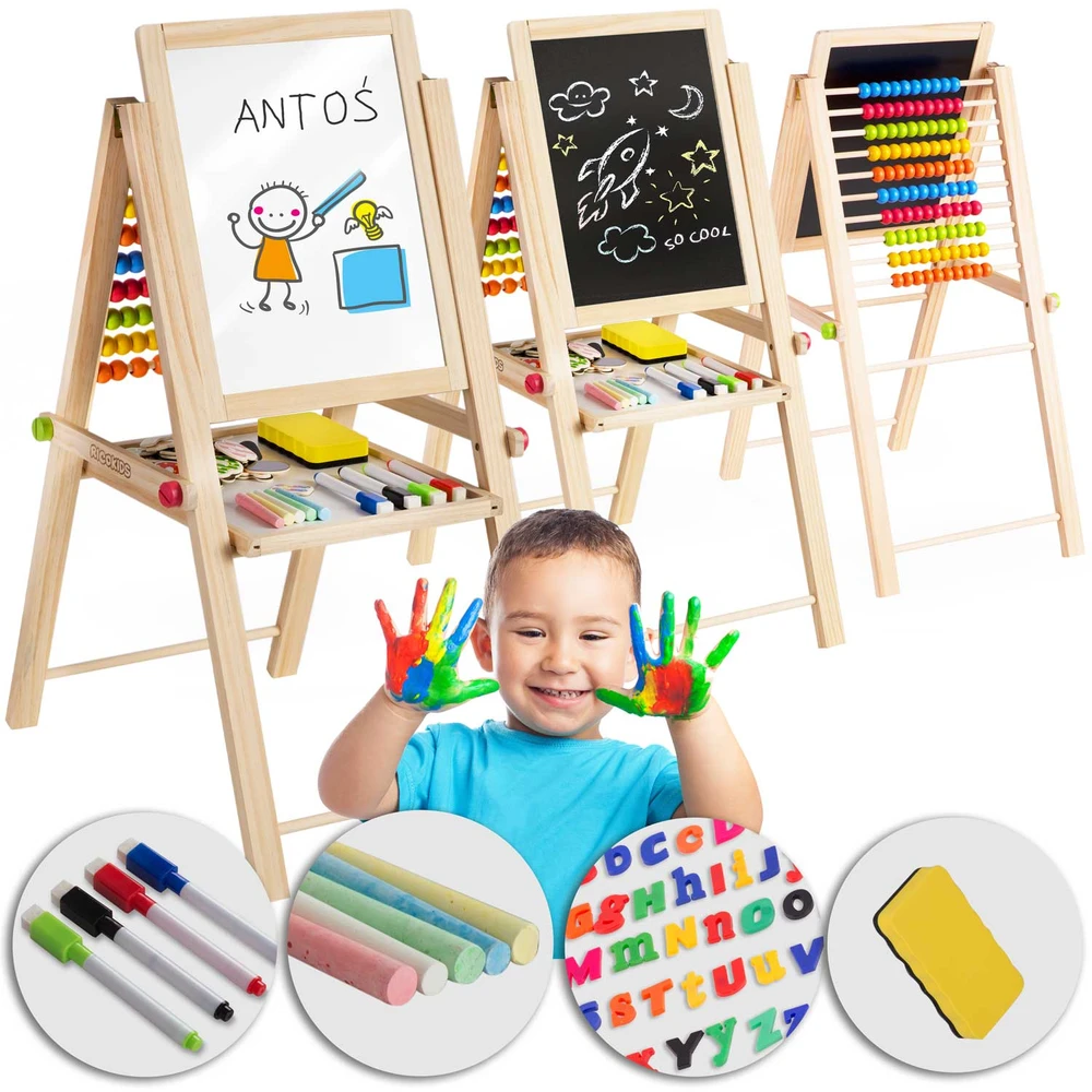 Ricokids sulankstoma magnetinė kreidinė lenta