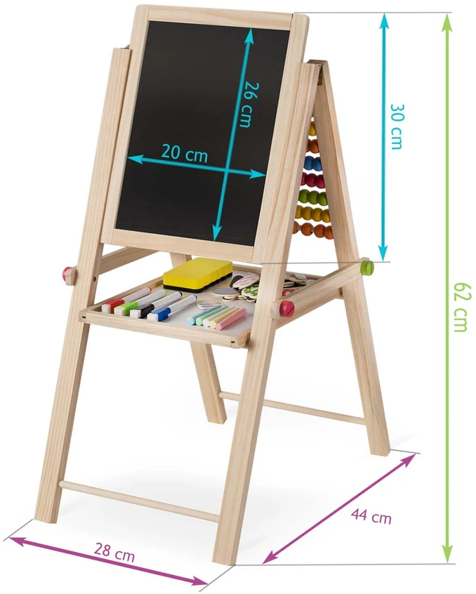 Ricokids sulankstoma magnetinė kreidinė lenta