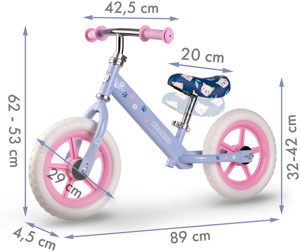 Vaikiškas balansinis dviratis Ricokids