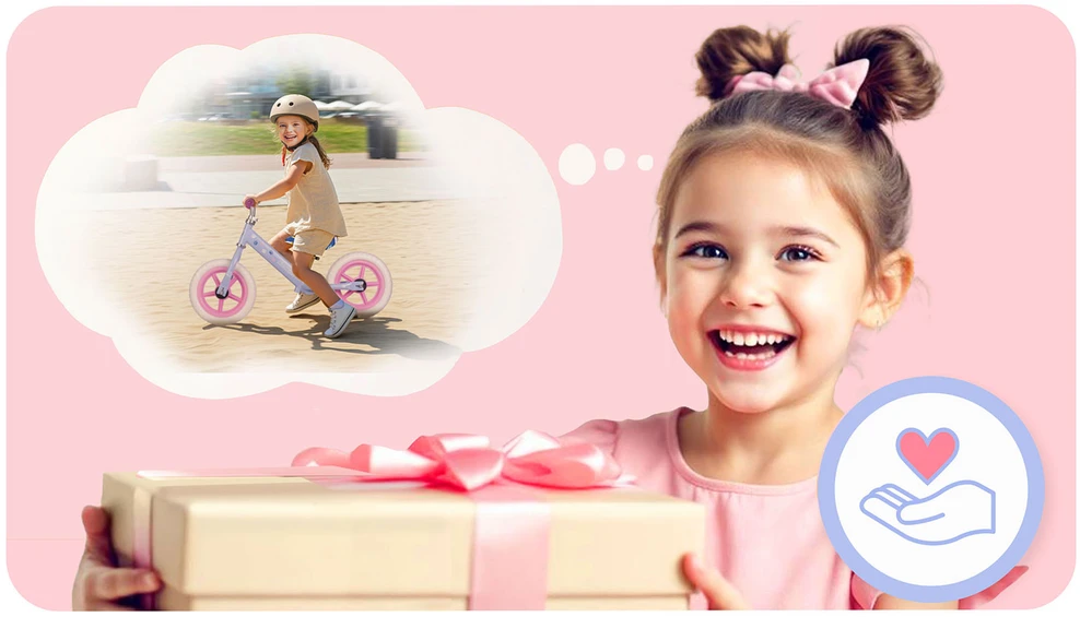 Vaikiškas balansinis dviratis Ricokids
