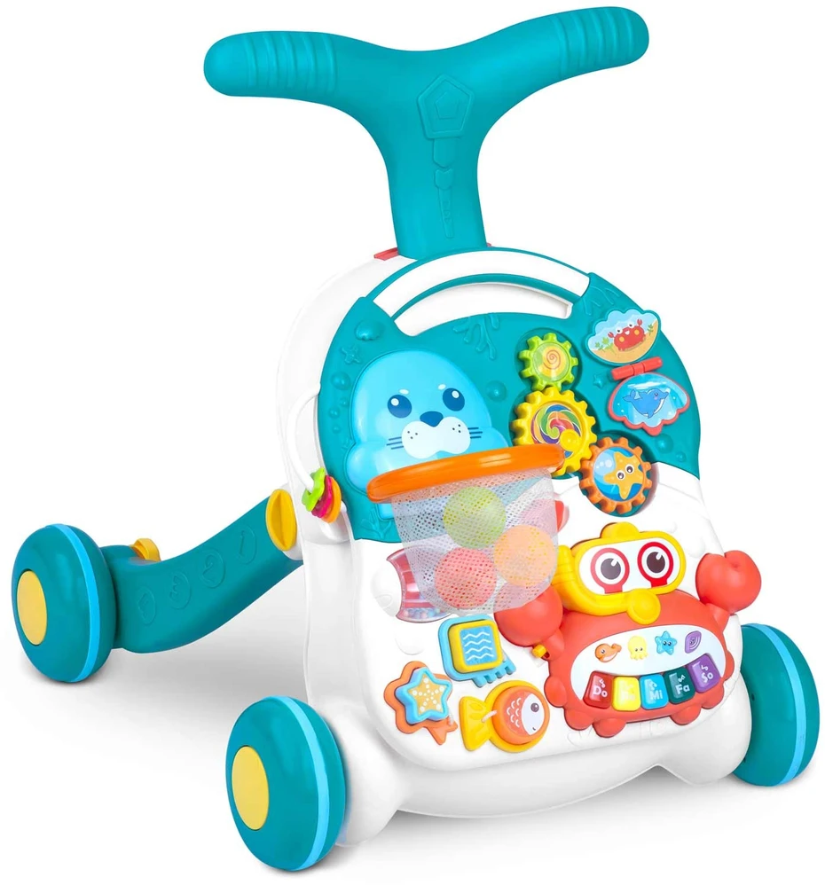 Ricokids Vaikiškas edukacinis staliukas 3in1 RK-810 baltai mėlynas