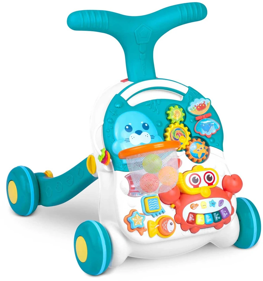 Ricokids Vaikiškas edukacinis staliukas 3in1 RK-810 baltai mėlynas