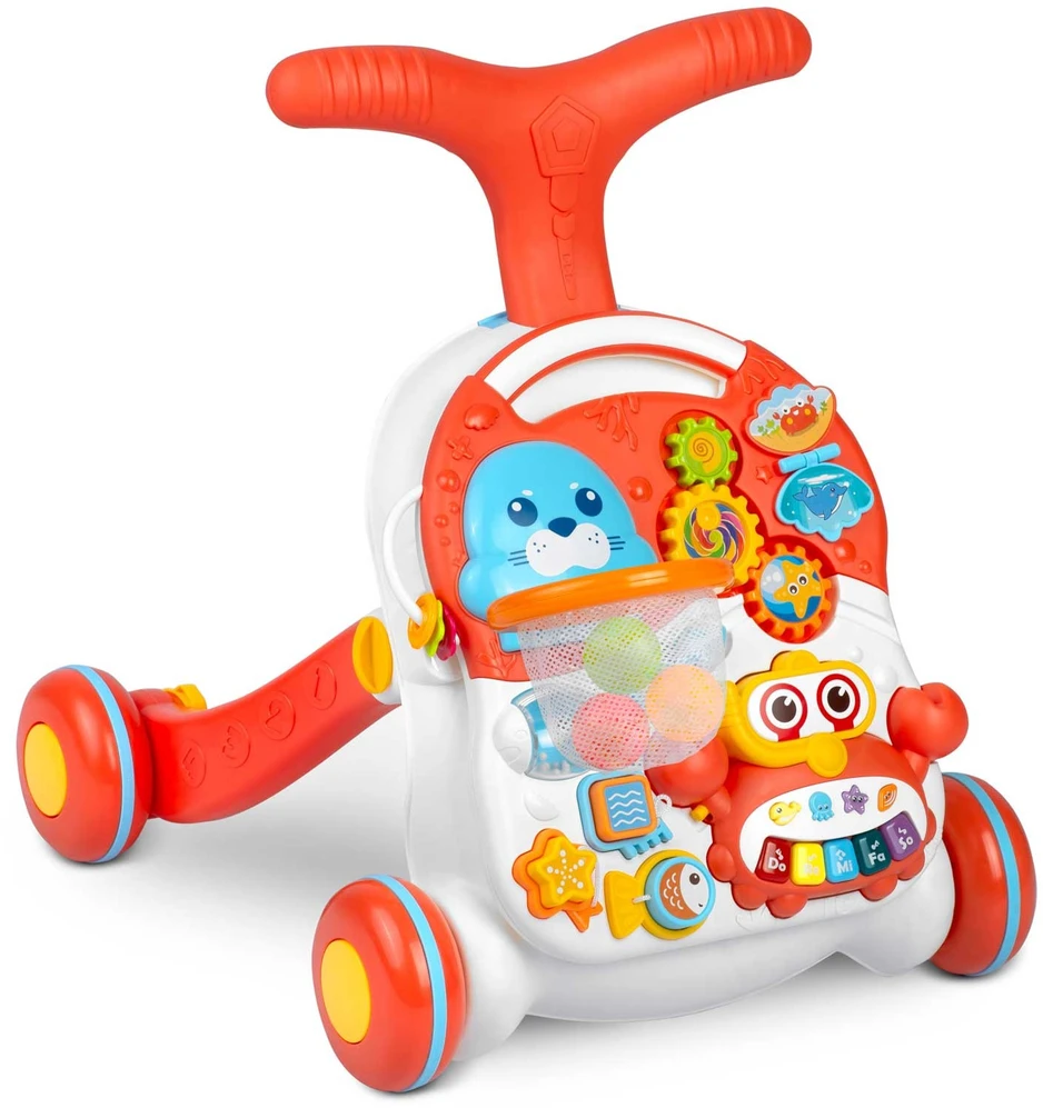 Ricokids Vaikiškas edukacinis staliukas 2in1 RK-810 baltai raudonas