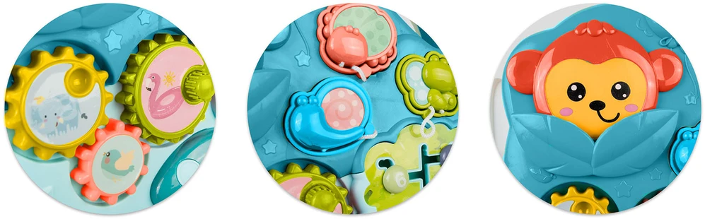 Ricokids 4 viename edukacinis stalas žalias 781500