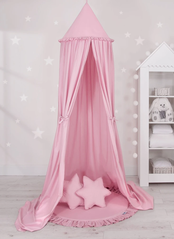 My Sweet Baby Vaikiška pakabinama palapinė su žaidimų kilimėliu ir pagalvėlėmis – rožinė
