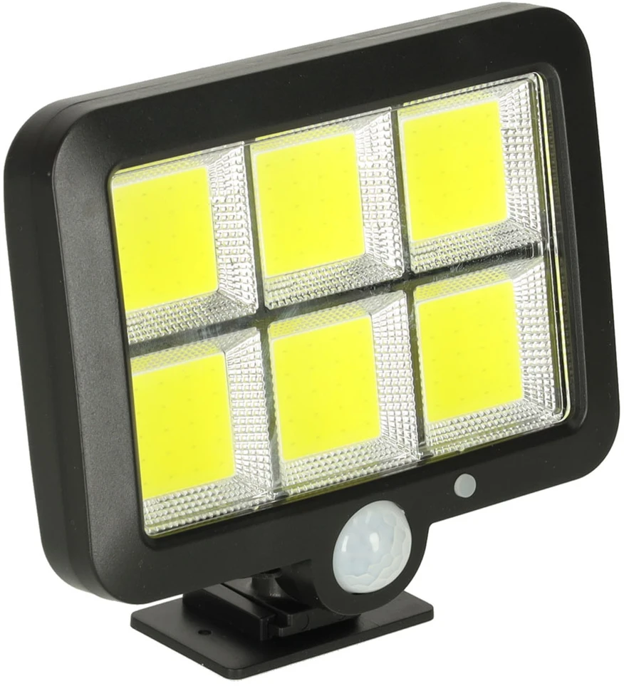 Saulės šviestuvas su judesio jutikliu 120 LED
