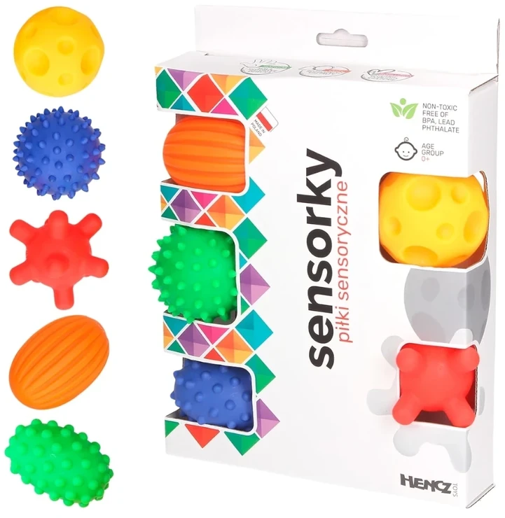 Hencz Moms Care HENCZ 875 Sensoriniai kamuoliukai 5vnt (dėžutė)