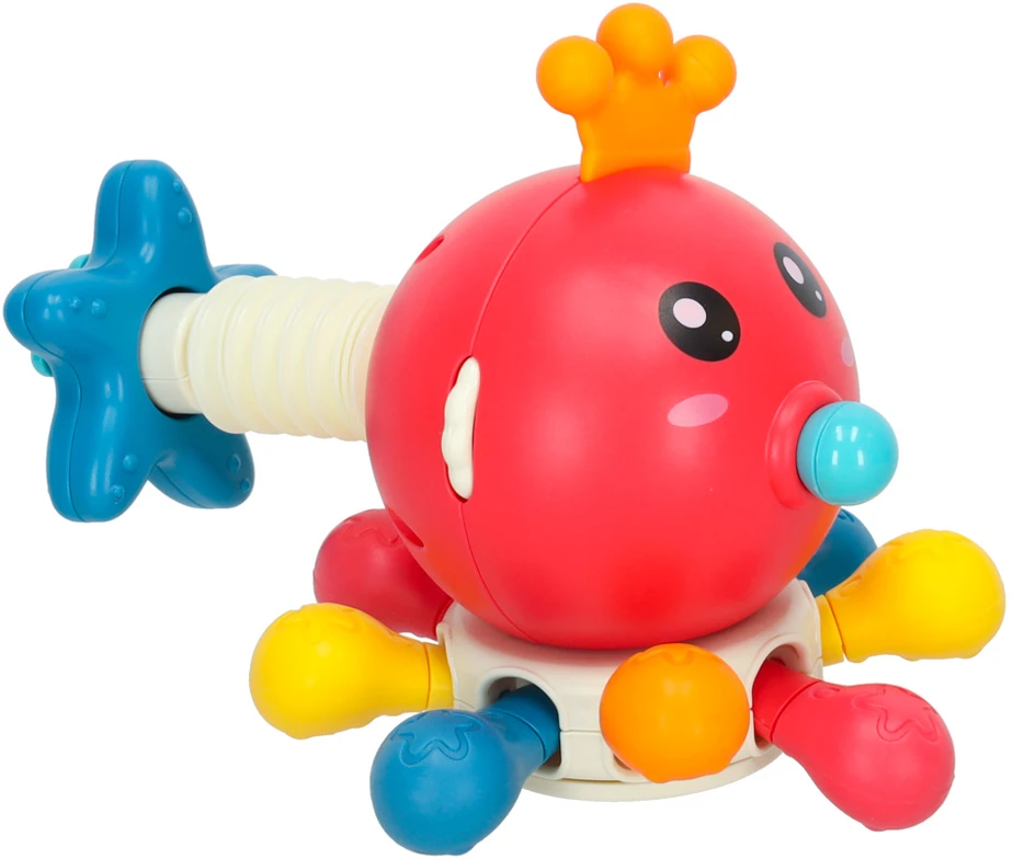 Aštuonkojis sensorinis Montessori žaislas kūdikiams