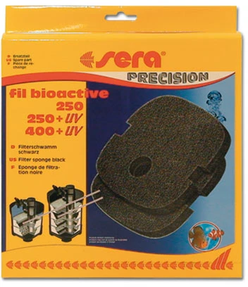 sera filtras kempinė juoda 250/250+UV/400+UV
