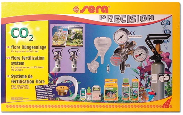 sera flore CO2 trąšų sistema