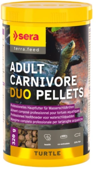 sera Turtle Adult Carnivore Duo granulės 1.000 ml