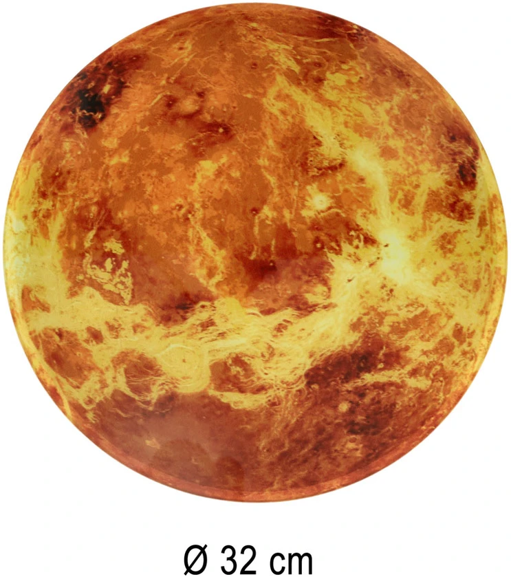 Planeta Marsas oranžinė 32cm kaina laikrodis