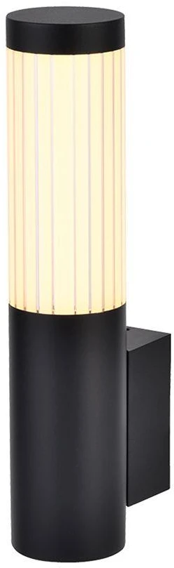 6W LED sieninis šviestuvas, juodas, 3000K, IP44