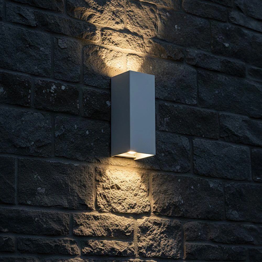 Sieninis šviestuvas 10W LED sieninis fasado šviestuvas, baltas, 2700/3200/4000K, IP65, šviečia į viršų ir į apačią