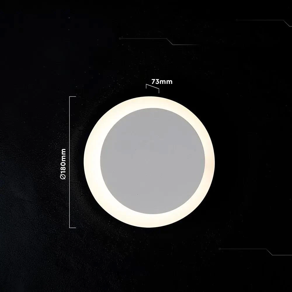 6W LED sieninis šviestuvas, baltas, 3000K, CREE LED chip, pasukamas