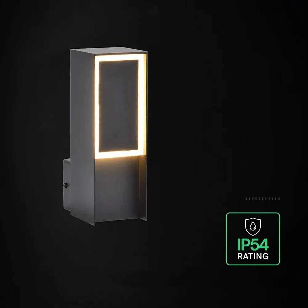 5W LED sieninis šviestuvas, juodas, 3000K, IP54