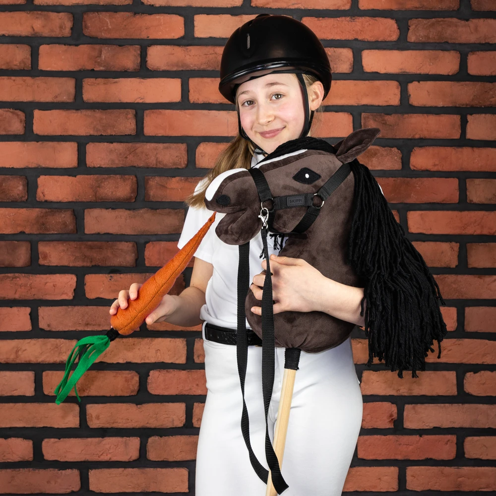 Skippi Minkšti žaisliniai daržovės ir vaisiai hobio žirgui, vaikams nuo 3 metų