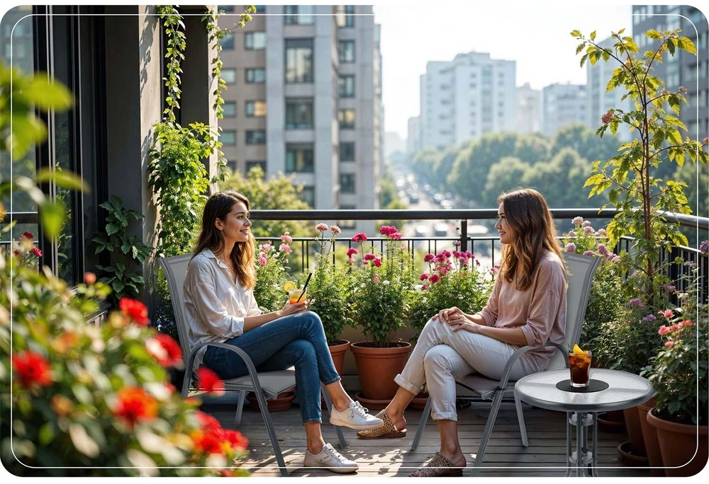 Sofotel SO-980 tekstilinės sodo kėdės, 4 vnt. komplektas