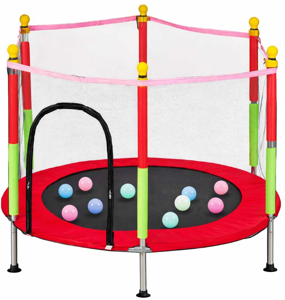 Vaikų sodo batutas 140 cm raudonas