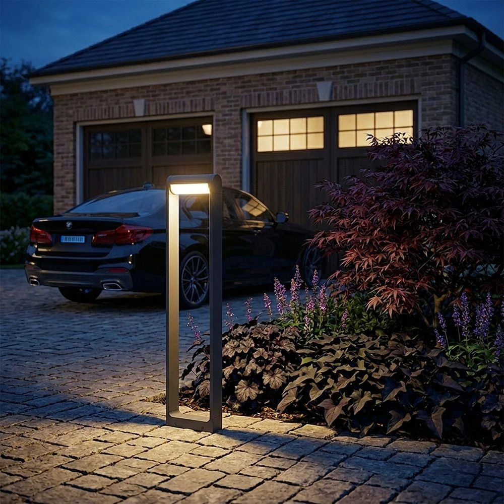 10W LED pastatomas lauko šviestuvas, juodas, 3000K, IP65, CREE LED chip