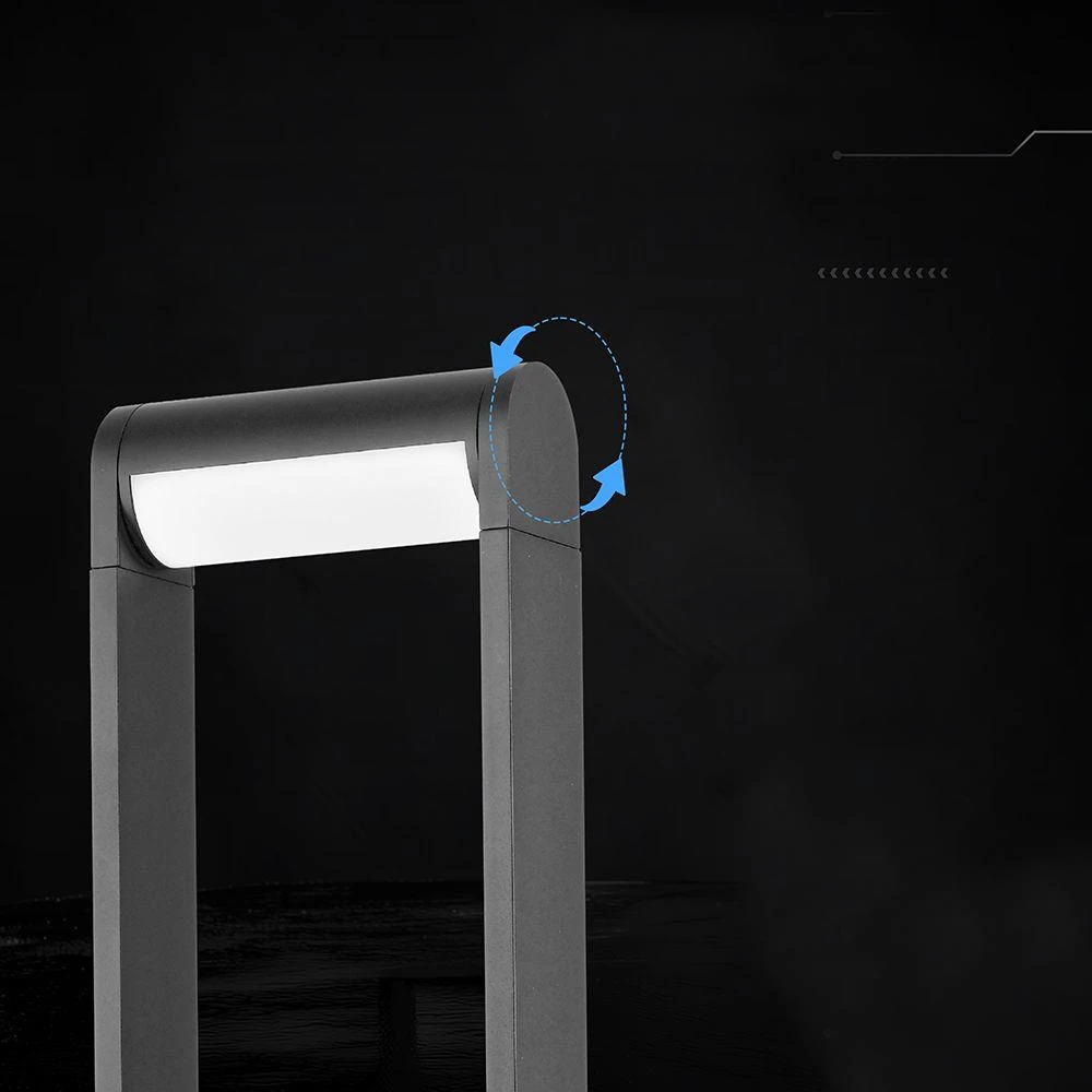 10W LED pastatomas lauko šviestuvas, juodas, 3000K, IP65, CREE LED chip