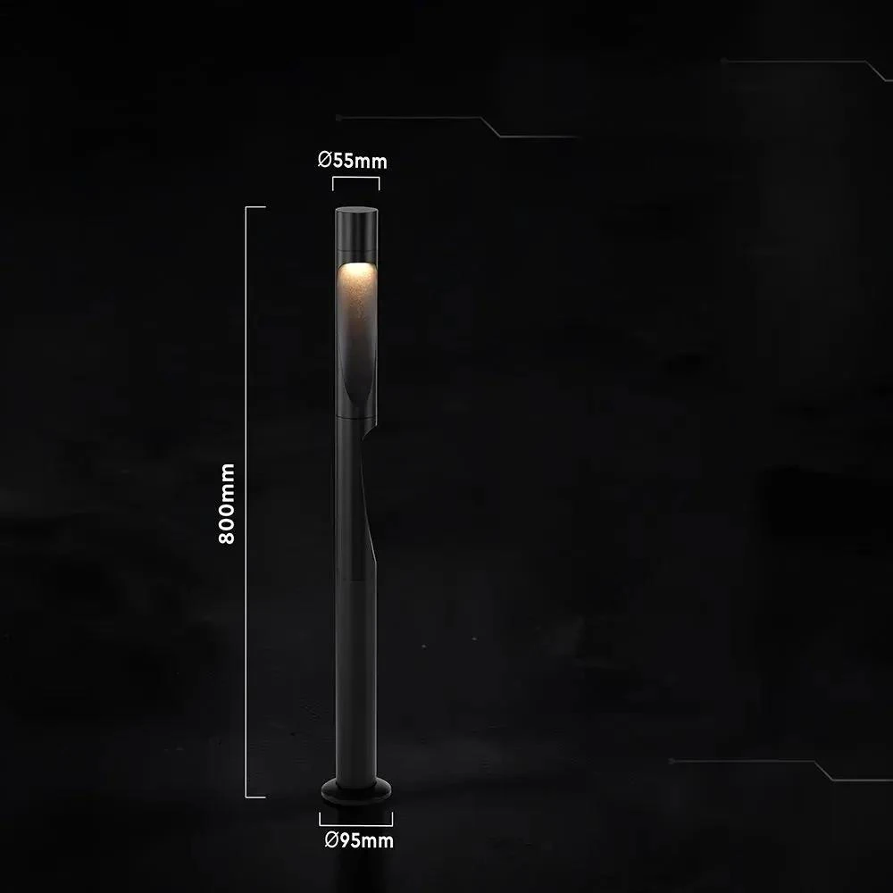 11W LED pastatomas lauko šviestuvas, juodas, 3000K, IP65, CREE LED chip