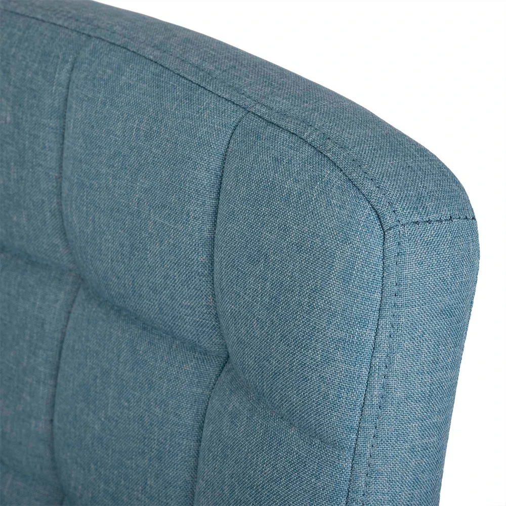 Sofotel Mėlyna audinio biuro kėdė, ergonomiškas dizainas, reguliuojamas aukštis, patogus sėdėjimas biurui ir konferencijų salėms