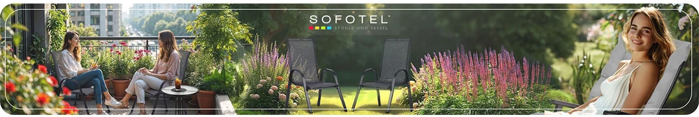 Sofotel SO-981 apvalus sodo stalas 60 x 71 cm