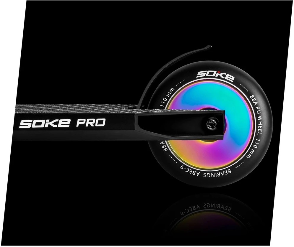 Soke Pilni 110 mm „Rainbow“ ratukai paspirtukui, 2 vnt.