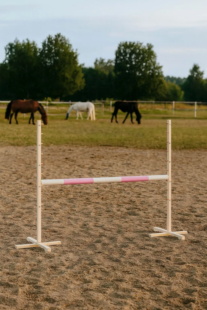 Šuolių kartis šviesiai rožinė 120 cm Hobby Horse