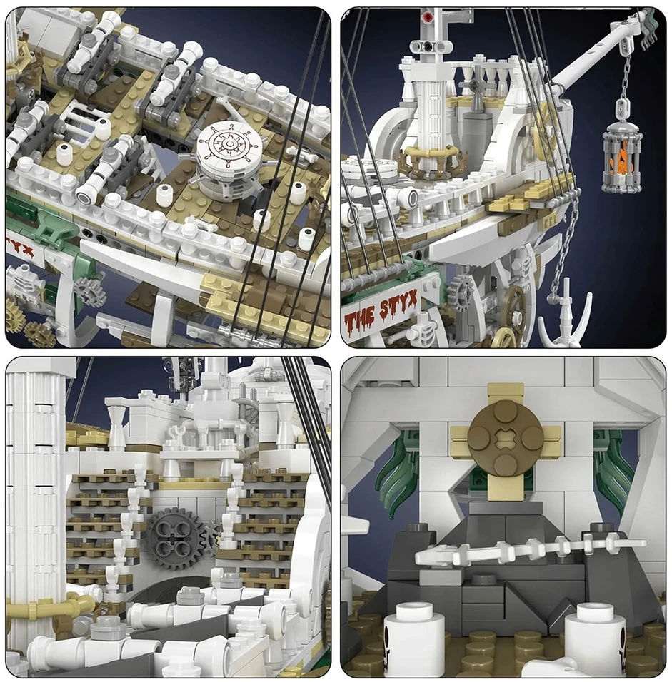 Ramiz Konstruktorius Spectre piratų laivas 3769 el.