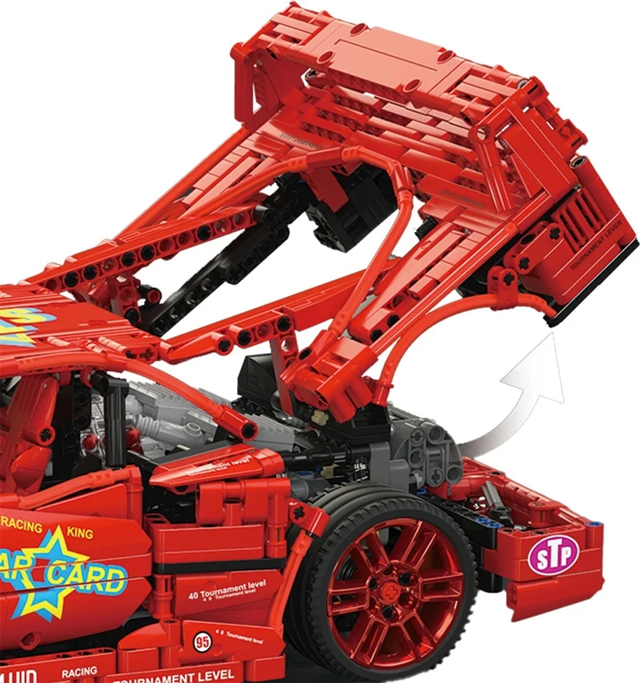 Ramiz Konstruktorius Sportinis automobilis 2688 el. Raudonas