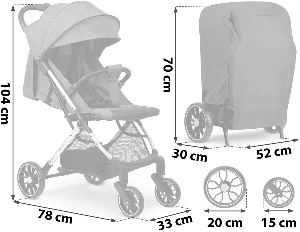 Sportinis vaikiškas vežimėlis Paseo Nukido
