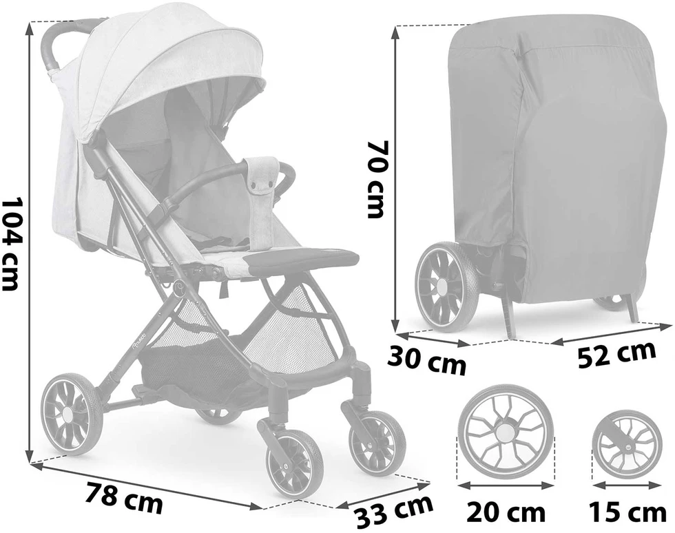 Sportinis vaikiškas vežimėlis Paseo Nukido