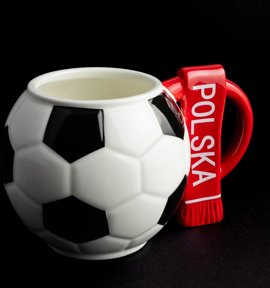 Sprintigo Didelė futbolo formos puodelis su 700 ml talpa, futbolo gerbėjams