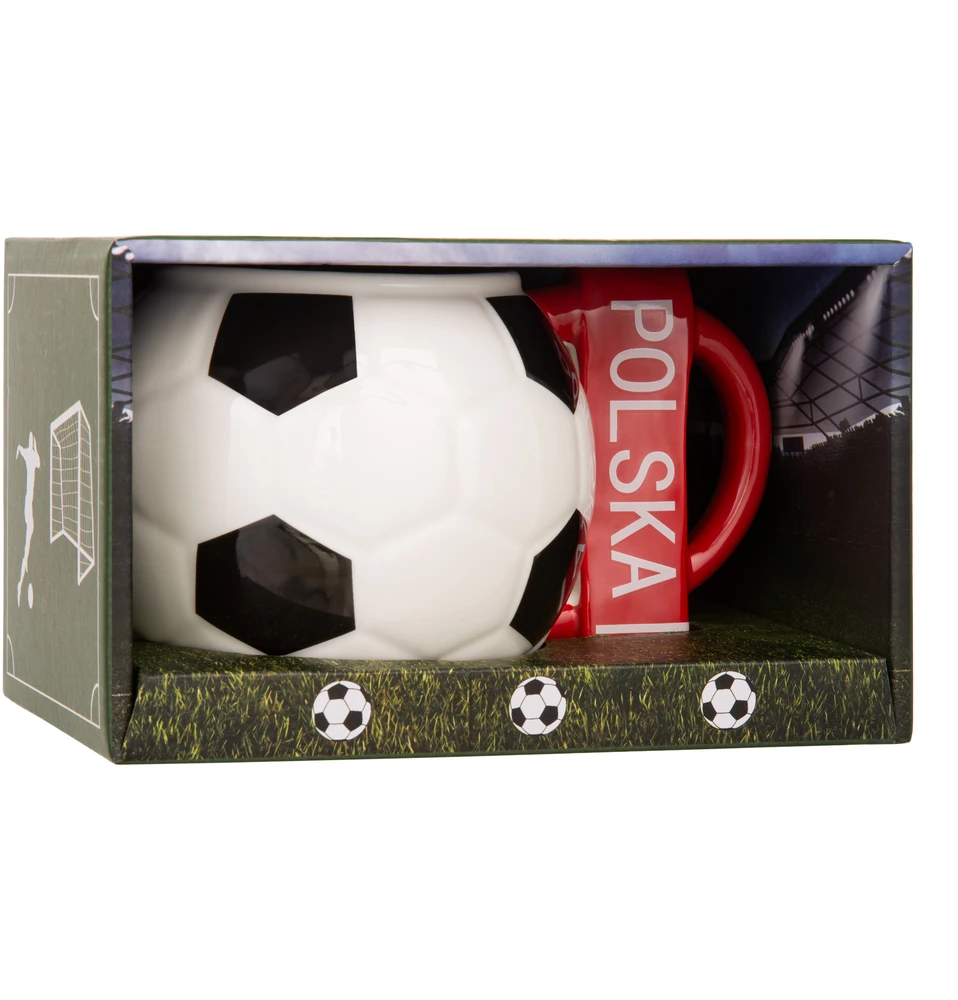 Sprintigo Didelė futbolo formos puodelis su 700 ml talpa, futbolo gerbėjams