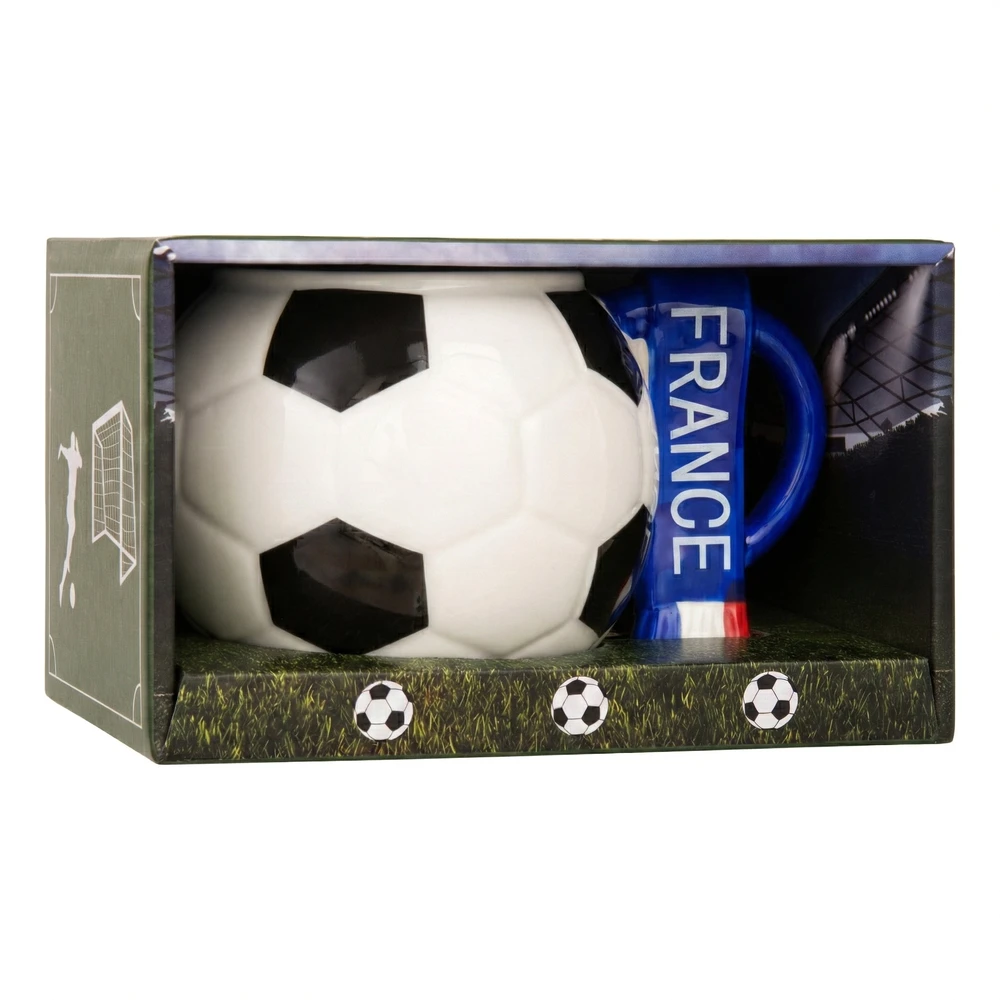 Sprintigo Didelė futbolo formos puodelis su 700 ml talpa, futbolo gerbėjams