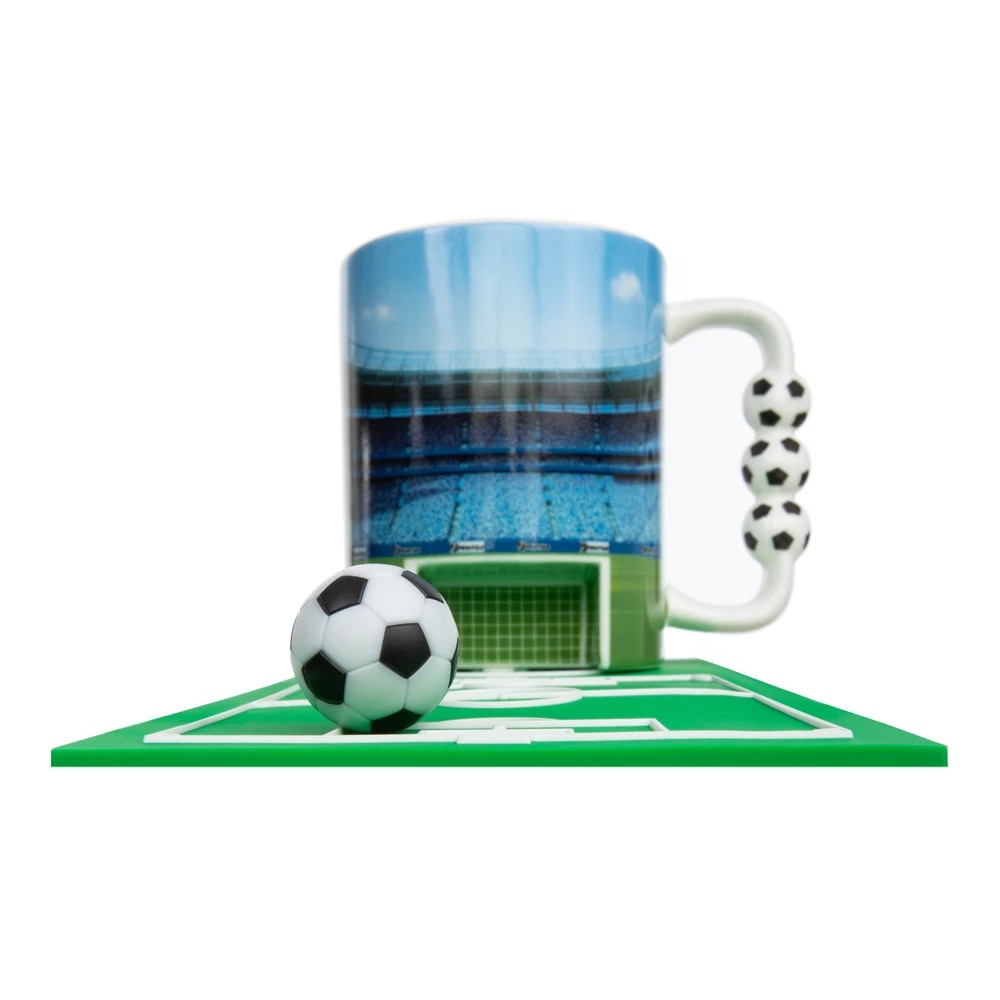 Sprintigo Puodelis su futbolo vartais, mini kamuoliu ir silikonine padėkliuke, nuo 3 metų
