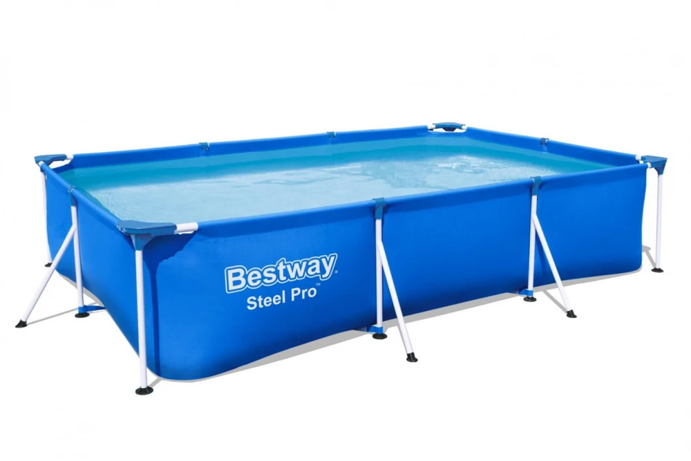Bestway Steel Pro 56404 antžeminis baseinas Karkasinis baseinas Stačiakampis 3300 L Mėlyna