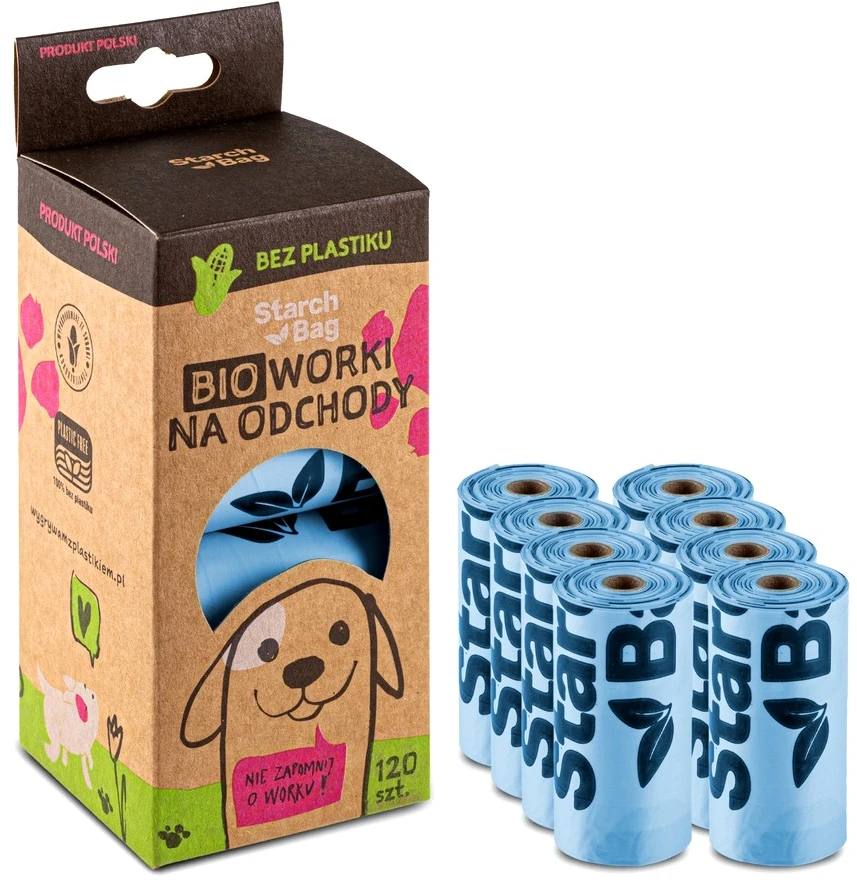 STARCH BAG - Dog poop bags - 8 x 15