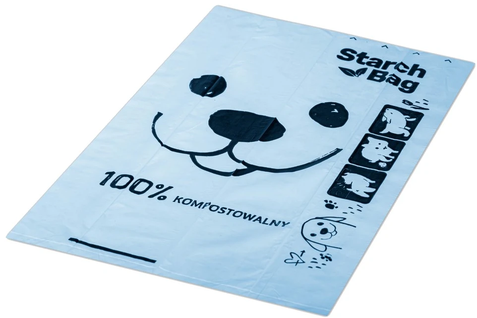 STARCH BAG - Dog poop bags - 8 x 15