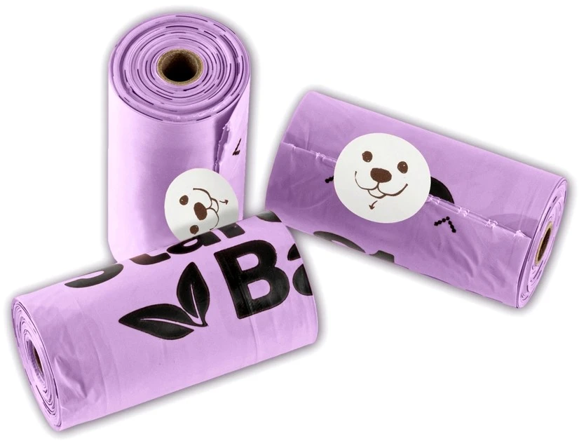 Starch Bag STARCHBAG BIO kompostuojamos šuniukų maišeliai alyvinė – 8x15 vnt.