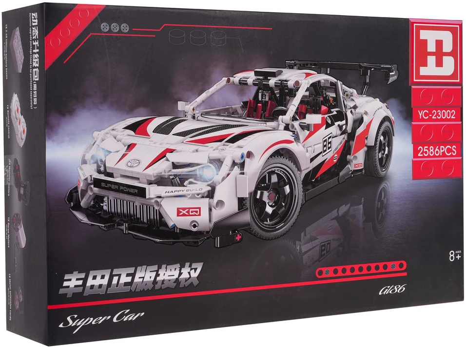Konstruktorius Super automobilis GT86, 2586 el., baltas