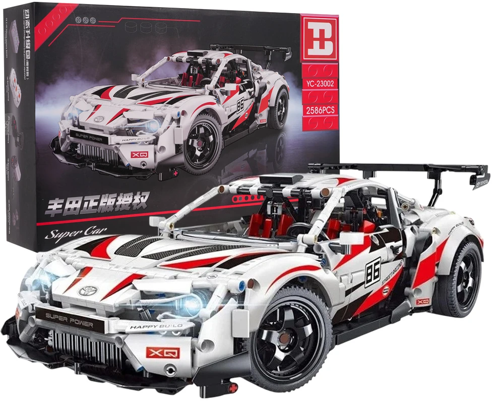 Konstruktorius Super automobilis GT86, 2586 el., baltas
