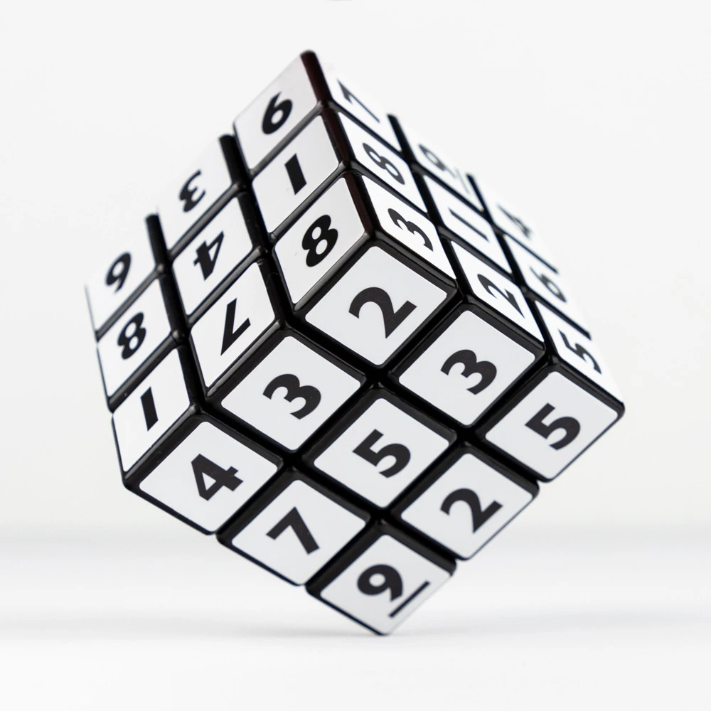 Sudoku kubas su sklandžiu sukimu, loginis žaidimas, nuo 3 metų