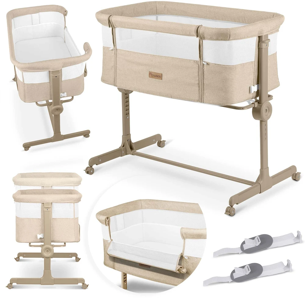 Nukido pristatoma kelioninė lovytė 0-5mėnesių, 9kg, NK-243
