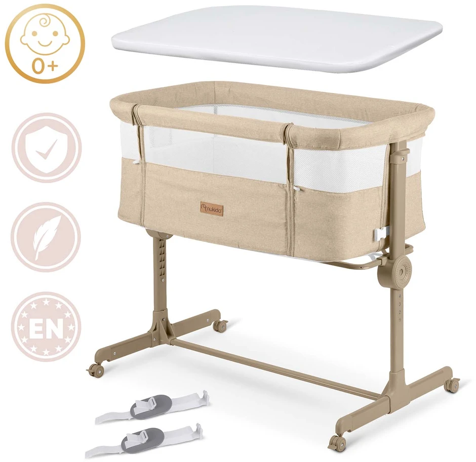 Nukido pristatoma kelioninė lovytė 0-5mėnesių, 9kg, NK-243